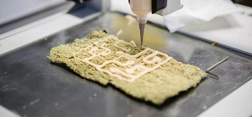 Un pan creado mediante impresión 3D