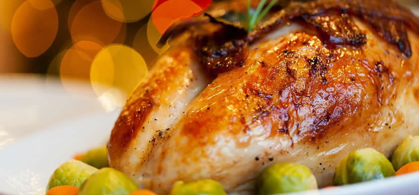 Cómo preparar el pollo relleno de Navidad